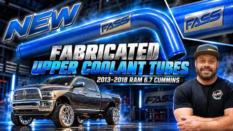 FASS Fabrication 2013-2018 Ram 2500/3500 6.7L Cummins Single Radiator Upper Coolant Tube