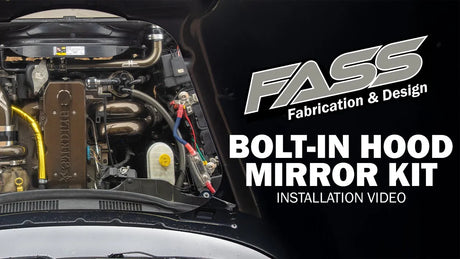 How to Install the FASS Fabrication Bolt-In Hood Mirror!