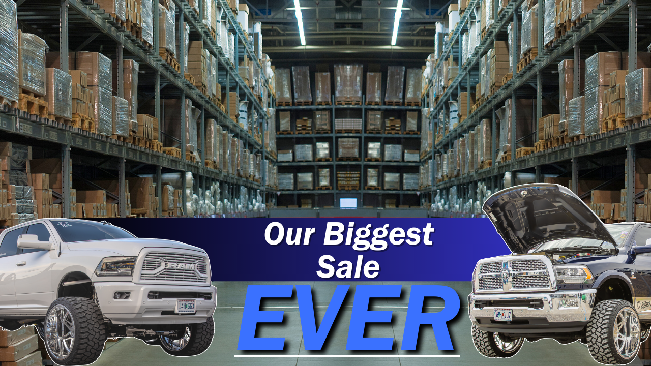 Our biggest sale EVER! $100k+ in discounted truck accessories!