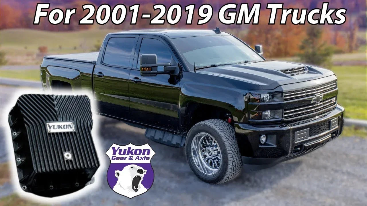 Black GM truck with Yukon Gear & Axle differential cover for 2001-2019 GM trucks