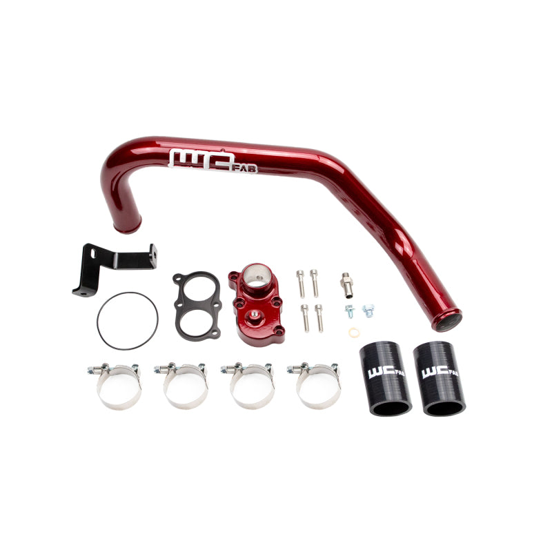 Wehrli 06-10 GM Duramax LBZ/LMM (Dual CP3) Thermostat Housing Kit - WCFab Red