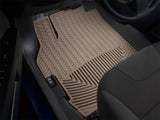 WeatherTech 14-16 Jeep Wrangler Unlimited Front & Rear Rubber Mats - Tan
