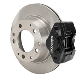 Wilwood 84-89 Porsche 911 D31 11.42in. Rear Brake Kit w/ Flex Lines - Black