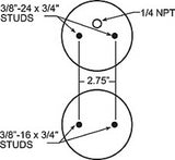 Firestone Ride-Rite Replacement Air Spring Bellow (Rear) 26C (W217607325)