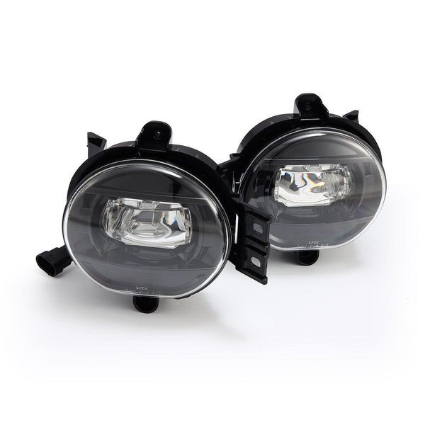 Alpharex 02-08 Dodge Ram 1500/03-09 Ram 2500/3500 DoubleTap Dual Color LED Proj Fog Lights - Wt/Ambr
