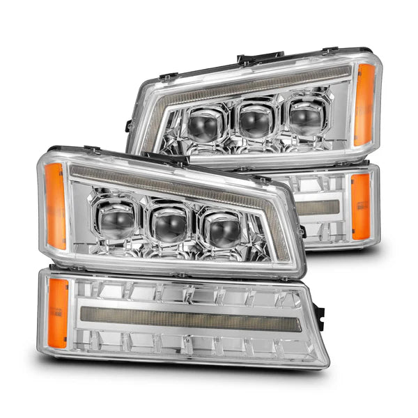 AlphaRex 03-06 Chevy / GMC 1500/2500HD/3500HD / Avalanche NOVA-Series LED Projector Headlights