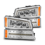AlphaRex 03-06 Chevy / GMC 1500/2500HD/3500HD / Avalanche NOVA-Series LED Projector Headlights