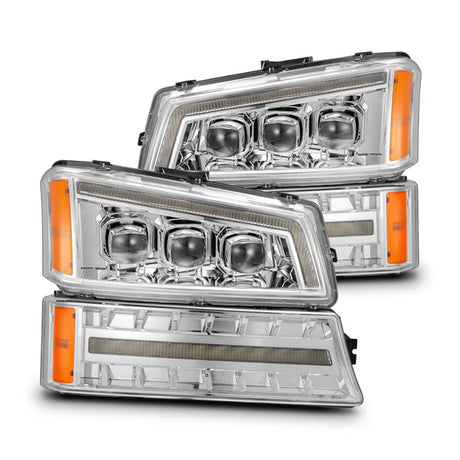 AlphaRex 03-06 Chevy / GMC 1500/2500HD/3500HD / Avalanche NOVA-Series LED Projector Headlights