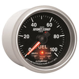 Autometer Sport-Comp II 52mm 0-100 PSI Fuel Pressure Gauge