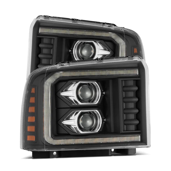AlphaRex 05-07 Ford F-250/F-350 Super Duty LUXX-Series LED Projector Headlights