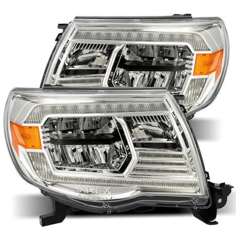AlphaRex 05-11 Toyota Tacoma LUXX Crystal Headlights (Plank Style)