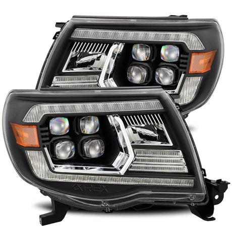 AlphaRex 05-11 Toyota Tacoma NOVA-Series LED Projector Headlights (Plank Style)