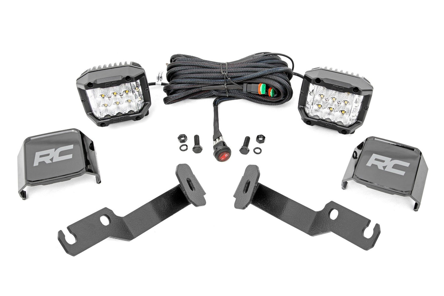 LED Light Kit | Ditch Mount |  3" OSRAM | Wide | Toyota Tacoma 2WD/4WD (05-15)