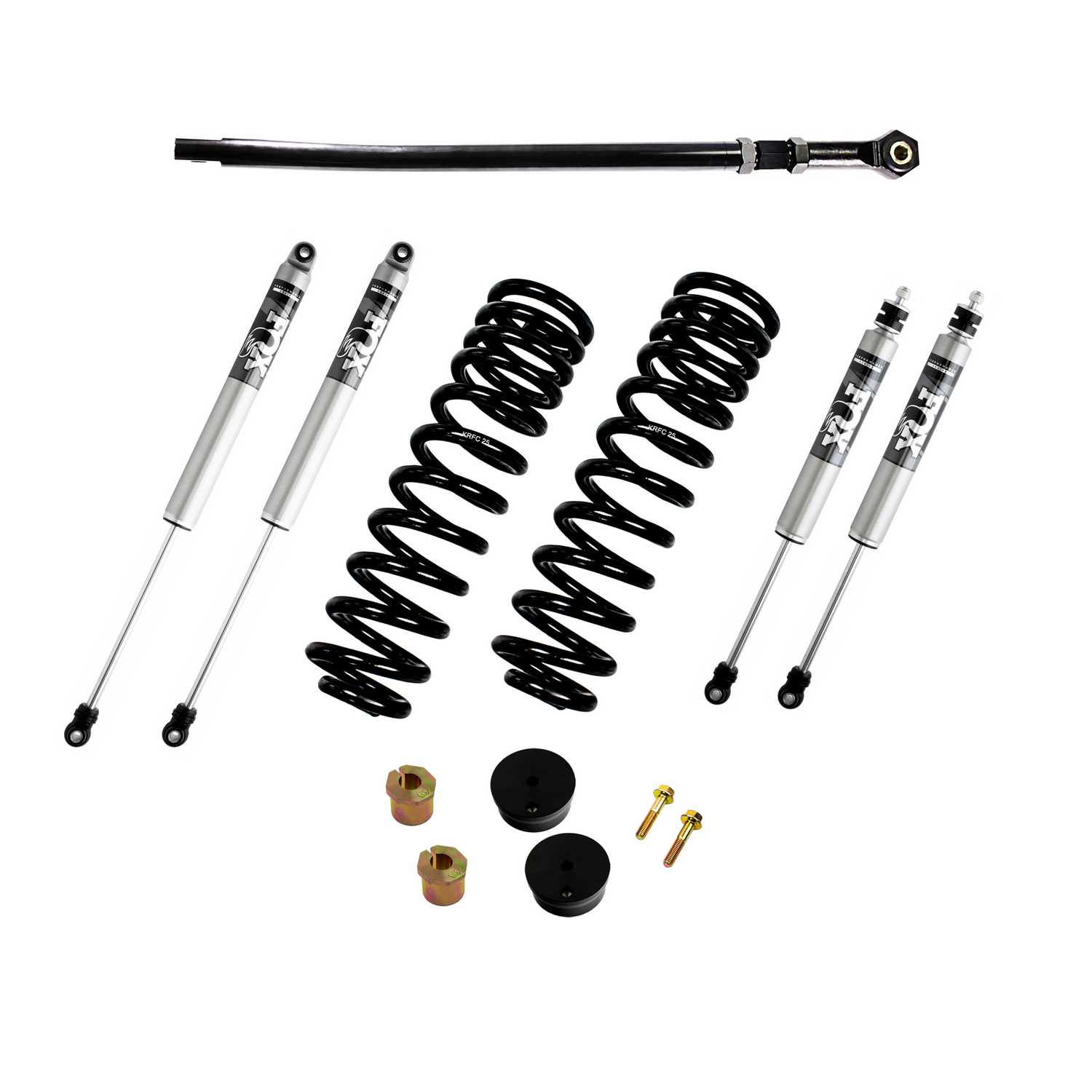 Kryptonite Ford Super Duty F250/350 Stage 2 Leveling Kit With Fox Shocks 2005-2016