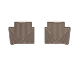 WeatherTech 07+ Nissan Versa Rear Rubber Mats - Tan
