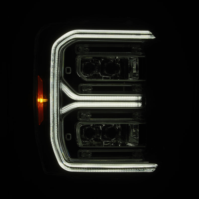 AlphaRex 2023 Ford F250-F450SD  Luxx Series LED Proj Hdlights/ Chrome Activation Lt/ Seq Signal/DRL