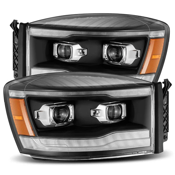 AlphaRex 06-08 Dodge Ram 1500/2500/3500 LUXX-Series LED Projector Headlights