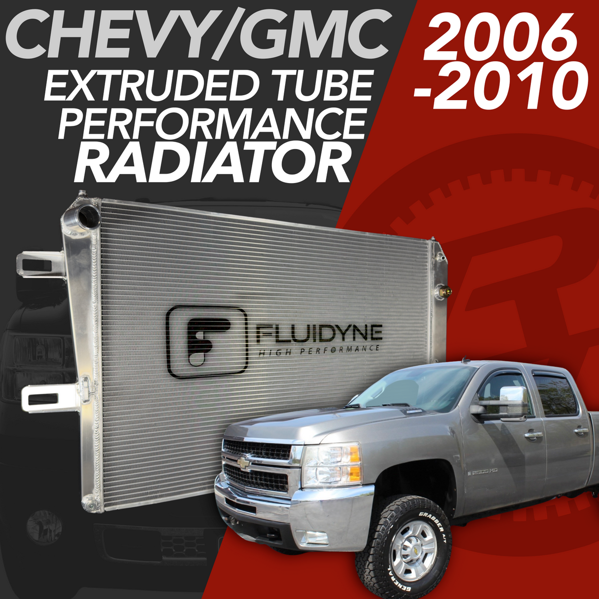 2006-2010 Chevy GMC 2500 3500 6.6L Duramax 5 Row Extruded Tube Aluminum Radiator