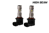 High Beam LED Headlight Bulbs for 1999-2018 Chevrolet Silverado (pair)