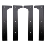 Wehrli Modular Steel Work Bench Leg Kit, 34in. Tall x .120in. Thick, Blueberry Frost