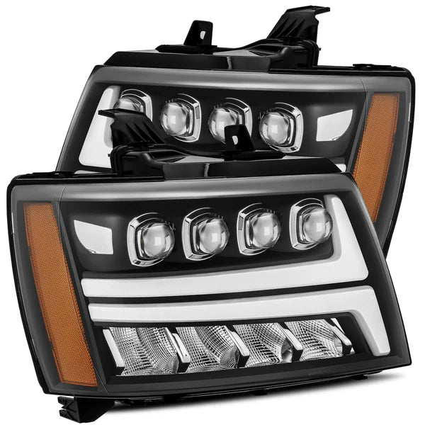 AlphaRex 07-14 Chevy Tahoe/Suburban / 07-13 Avalanche NOVA-Series LED Projector Headlights (Plank Style)