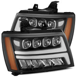 AlphaRex 07-14 Chevy Tahoe/Suburban / 07-13 Avalanche NOVA-Series LED Projector Headlights (Plank Style)