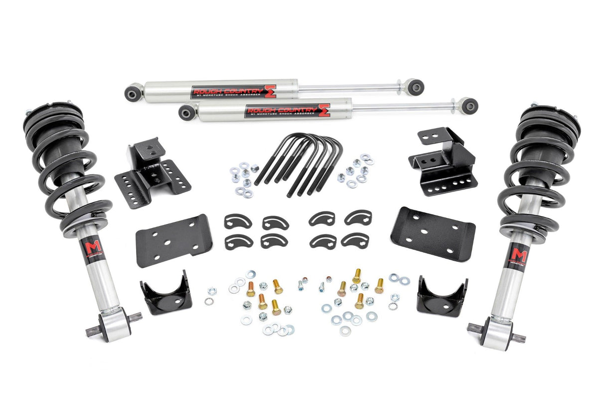 2 Inch Lowering Kit | 4 Inch Rear Lowering | M1 | Chevy/GMC 1500 (14-18 & Classic)