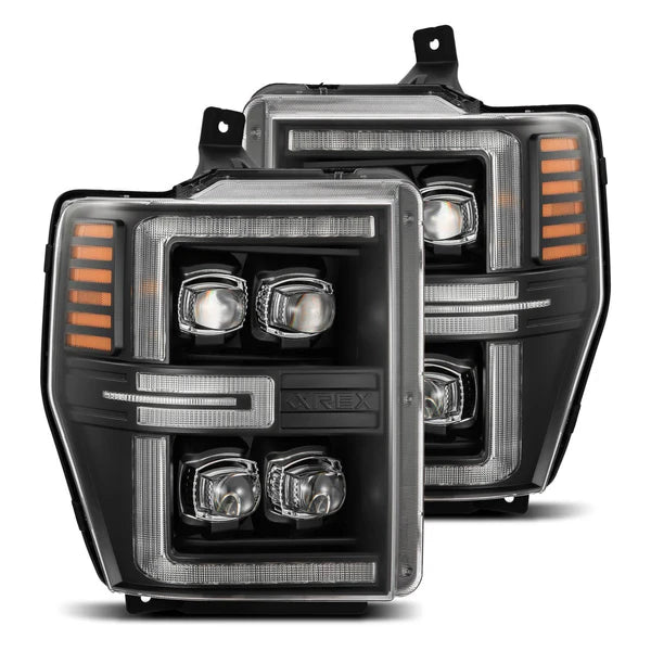 AlphaRex 08-10 Ford F-250/F-350 Super Duty NOVA-Series LED Projector Headlights