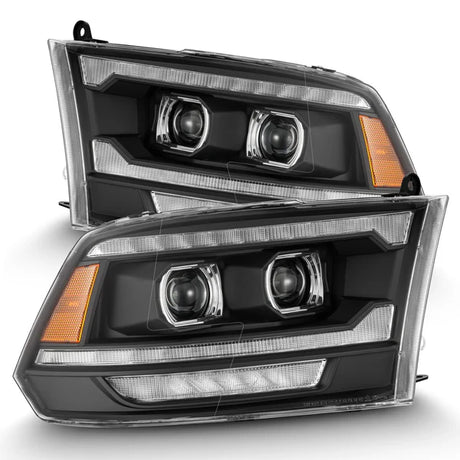 AlphaRex 09-18 Ram 1500/2500/3500 PRO-Series Projector Headlights (Top &amp; Middle DRL)