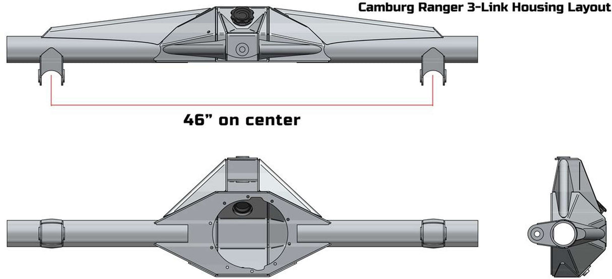 Camburg 1998-2011 Ford Ranger 2wd/4wd w/ Extra Cab Race Series 3-Link Rear L/T Kit