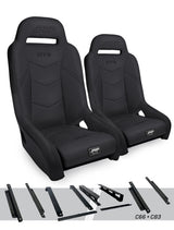 PRP Honda Talon GT3 Suspension Seats Kit (Pair) - Black