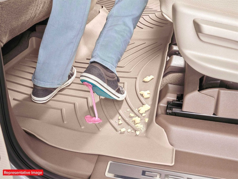 WeatherTech 19-24 Nissan Armada Front FloorLiner HP - Grey