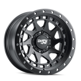 Dirty Life 9311 Enigma Pro 17x9/8x165.1 BP/-12mm Offset/130.8mm Hub Matte Blk Wheel - Beadlock