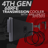 2010-2012 68RFE High Performance Transmission Cooler With 8AN Line Kit