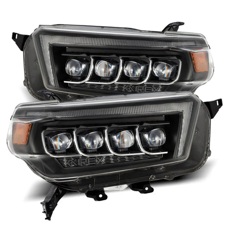 AlphaRex 10-13 Toyota 4Runner NOVA-Series LED Projector Headlights (Plank Style)