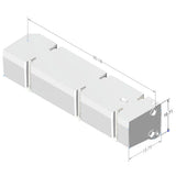 22 Gallon Driver Side Undercarriage Fresh Water Tank 2007-2026 Mercedes Sprinter 144" & 170" Wheelbase