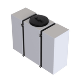 100 Gallon Slim Detail Tank With Straps