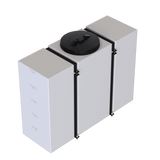 100 Gallon Slim Detail Tank With Straps