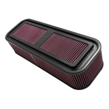 K&N Carbon Fiber Air Box Medium 4in h Air Box Only No Base