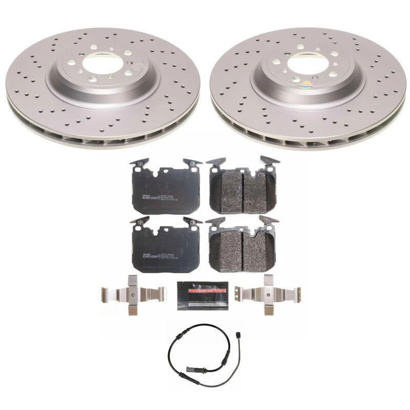 Power Stop 15-18 BMW M3 Front Eurostop Brake Kit