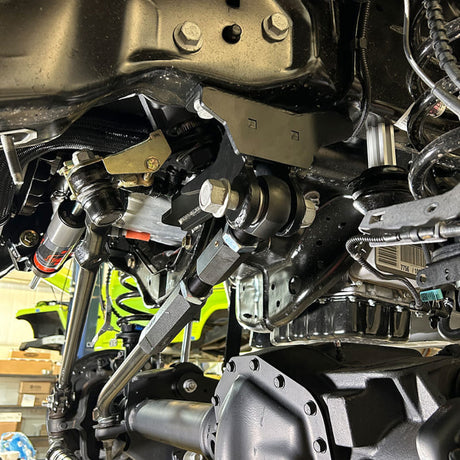 Track Rod Relocation Bracket, 2011+ F-450 4x4, 2.5-5.5" Lift