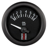 Autometer Stack 52mm 0-7 Bar M10 (M) Electric Oil Pressure Gauge - Black