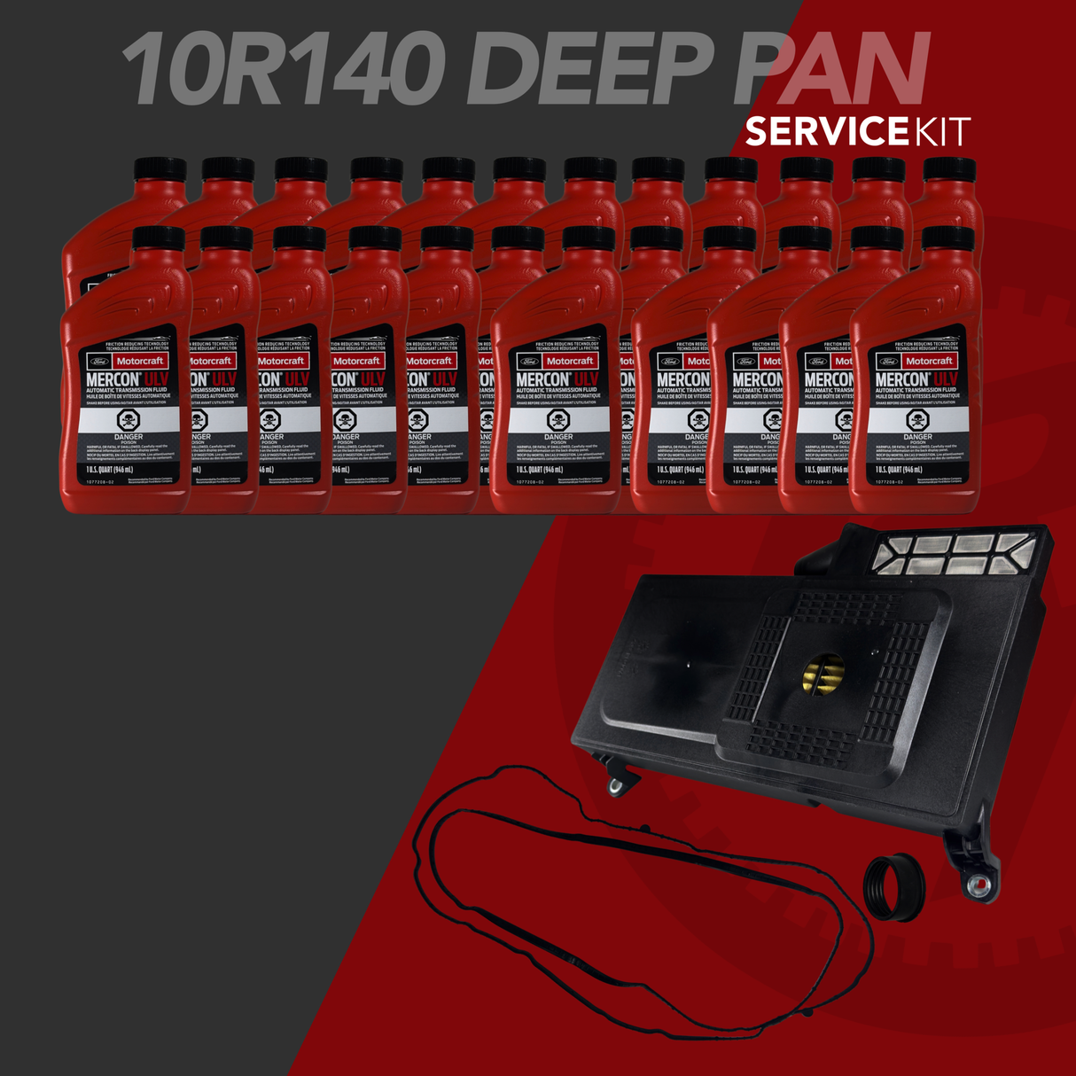 10R140 TRANSMISSION SERVICE KIT - DEEP PAN