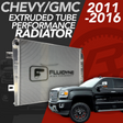 2011-2016 Chevy GMC 2500 3500 6.6L Duramax 5 Row Extruded Tube Aluminum Radiator