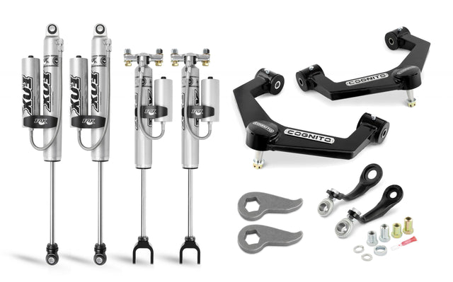 Cognito 3-Inch Premier Leveling Kit with Fox PSRR 2.0 Shocks for 20-22 Silverado/Sierra 2500/3500 2WD/4WD