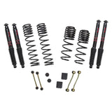 Skyjacker 21-23 Jeep Wrangler JL Rubicon 4XE 4 Dr LT 2.5in Coil Sys w/ Black MAX Shocks
