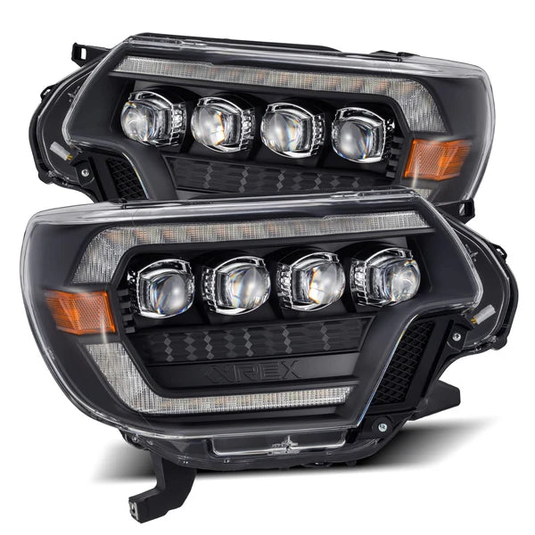 AlphaRex 12-15 Toyota Tacoma NOVA-Series LED Projector Headlights (Plank Style)