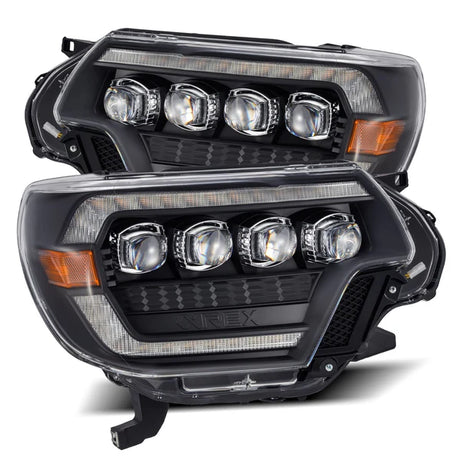 AlphaRex 12-15 Toyota Tacoma NOVA-Series LED Projector Headlights (Plank Style)