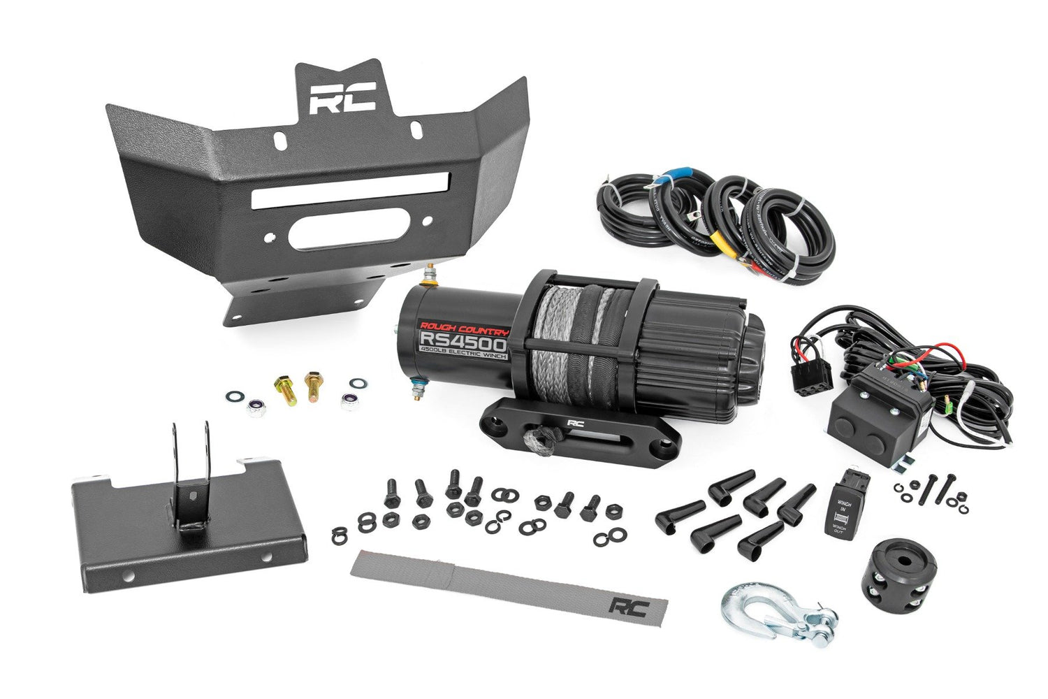 Winch Bumper | 4500-Lb Winch | Synthetic Rope | Can-Am Renegade 1000/Renegade 500