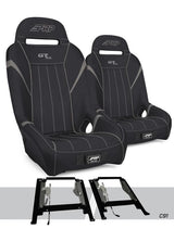 PRP GT3 Suspension Seats Kit for Can-Am Maverick X3 (Pair) - Black & Gray